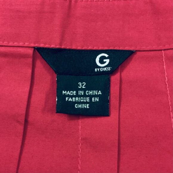 G by Guess Circle Pleated Skater Skirt in Magenta size 32 - Picture 3 of 7